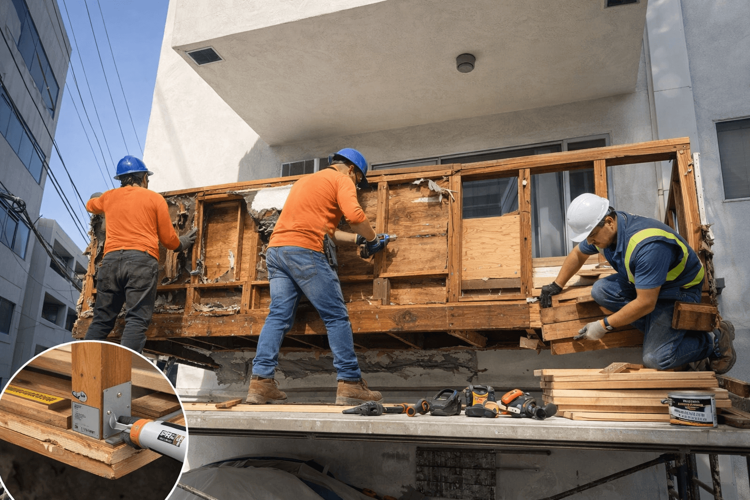Balcony Inspection & Structural Repair per SB-721 (California Law)
