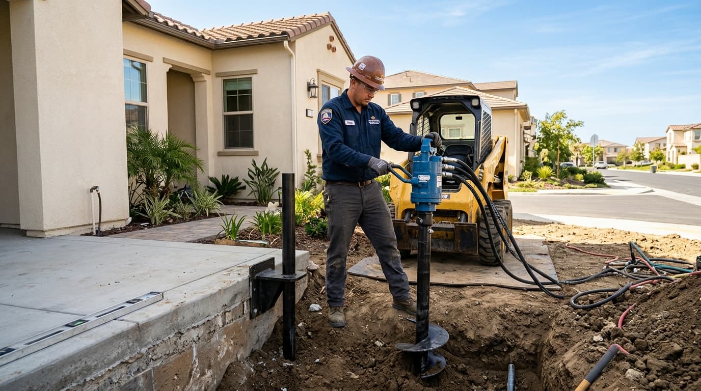 Irvine Foundation Repair: Soil Settlement & Modern Slab Underpinning