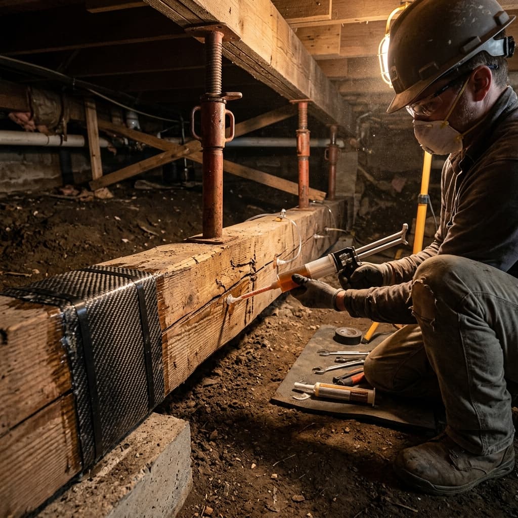 Load-Bearing Wood Beam & Column Repair: The Complete Guide