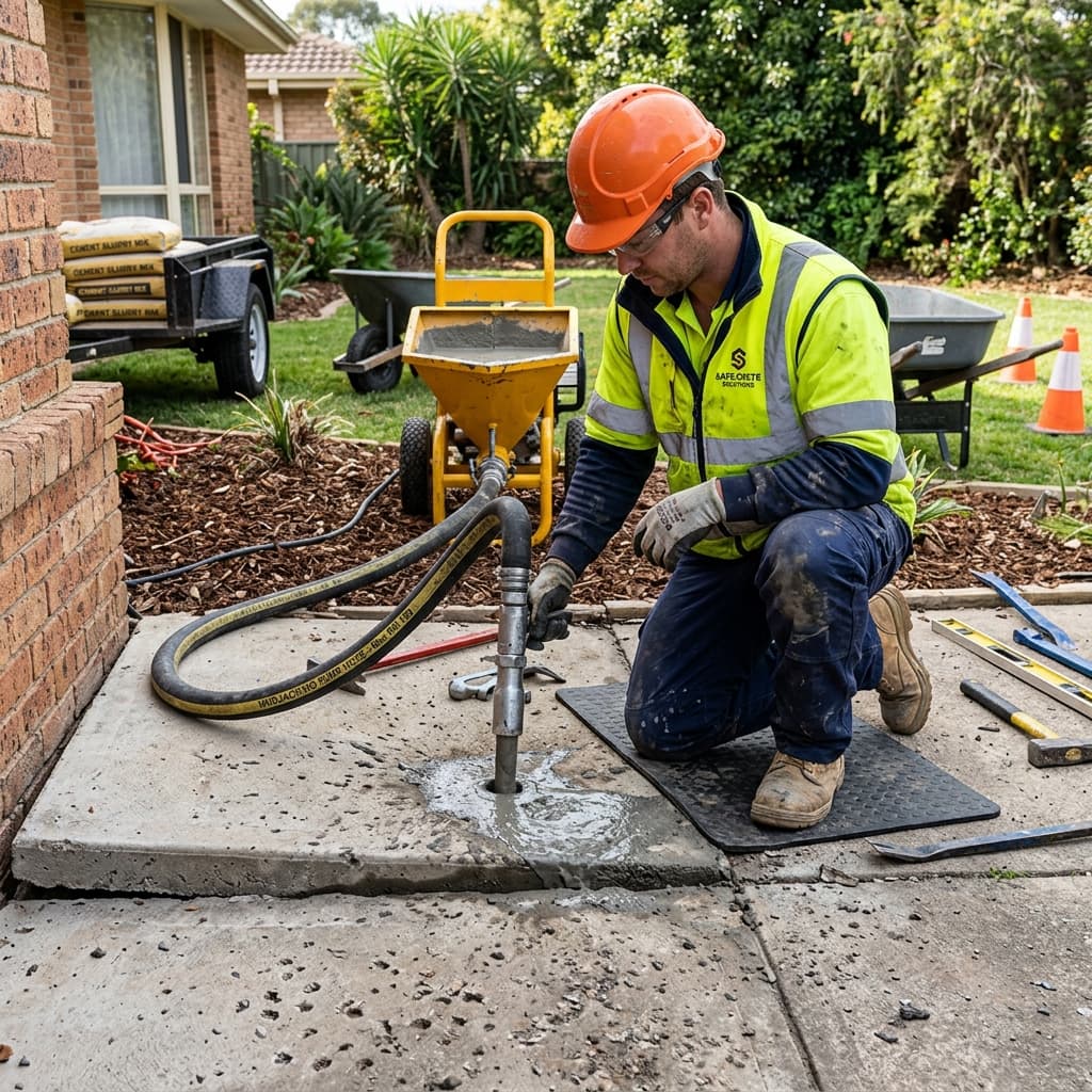 Mudjacking / Slabjacking — Raise and Restore Sunken Concrete